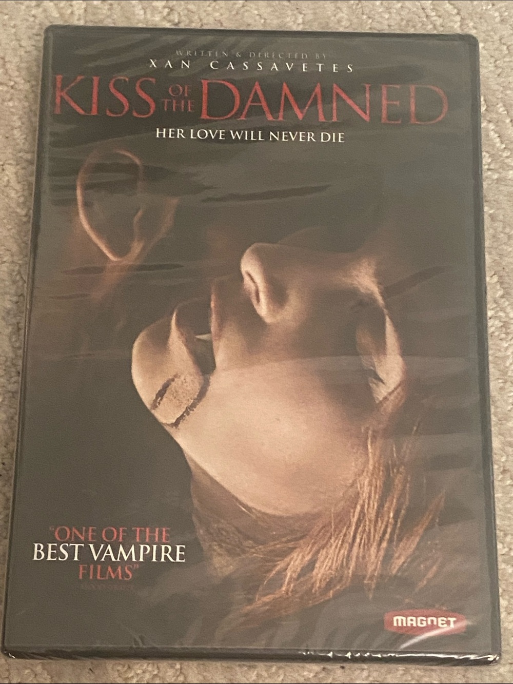 Magnolia Kiss of the Damned DVD — Black and Red Artwork